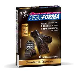 PESOFORMA BARRETTA DOUBLE DARK 6 PASTI 12 X 31 G - Farmaunclick.it