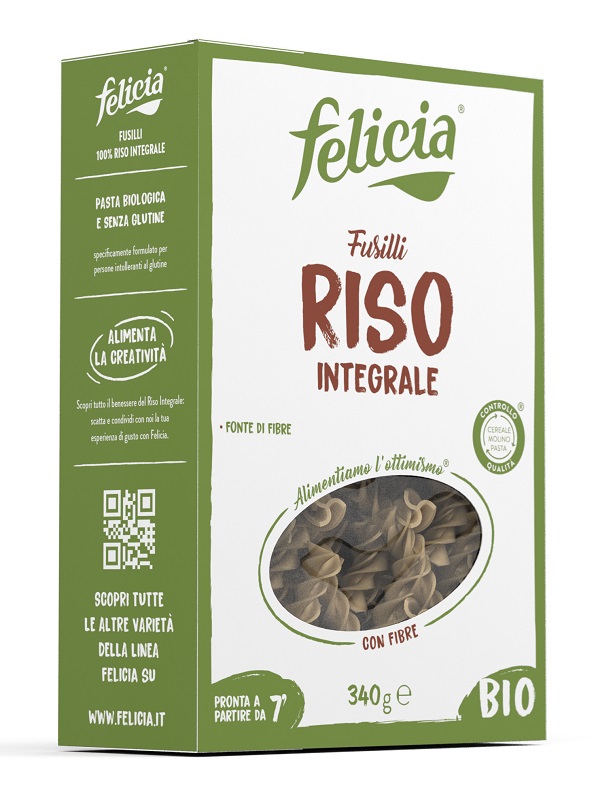 FELICIA BIO RISO INTEGRALE FUSILLI 340 G - Farmaunclick.it