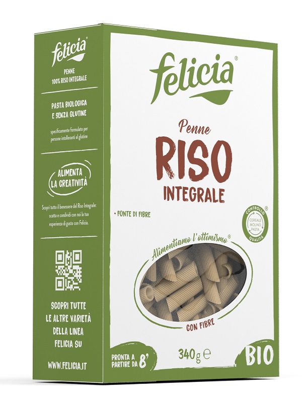 FELICIA BIO RISO INTEGRALE PENNE 340 G - Farmaunclick.it