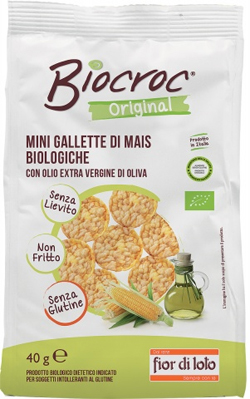 BIOCROC MINI GALLETTE MAIS BIO 40 G - Farmaunclick.it