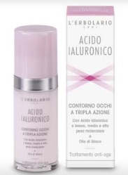 ACIDO IALURONICO CONTORNO OCCHI A TRIPLA AZIONE TRATTAMENTO ANTIAGE 30 ML - Farmaunclick.it