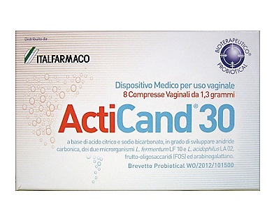 ACTICAND 30 8 COMPRESSE VAGINALI - Farmaunclick.it