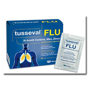 TUSSEVAL FLU 12 BUSTINE SOLUBILI - Farmaunclick.it
