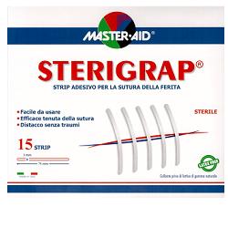 CEROTTO PER SUTURA MASTER-AID STERIGRAP 7,5X0,3 15 PEZZI - Farmaunclick.it