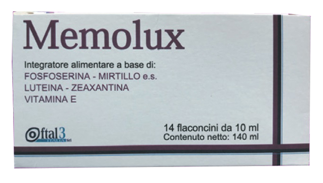 MEMOLUX 14 FLACONCINI 10 ML - Farmaunclick.it