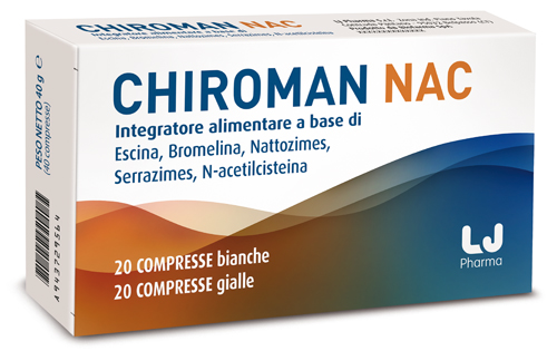 CHIROMAN NAC 20 COMPRESSE BIANCHE + 20 COMPRESSE GIALLE - Farmaunclick.it