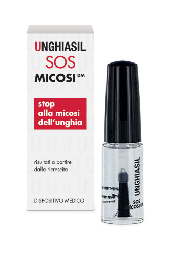 ANTIMICOTICO UNGHIASIL SOS MICOSI IN FLACONE DI VETRO 5 ML CON PENNELLO APPLICATORE + ASTUCCIO - Farmaunclick.it