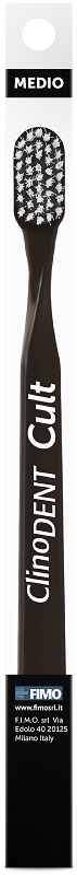 CLINODENT CULT MARRONE SPAZZOLINO DA DENTI MEDIO - Farmaunclick.it