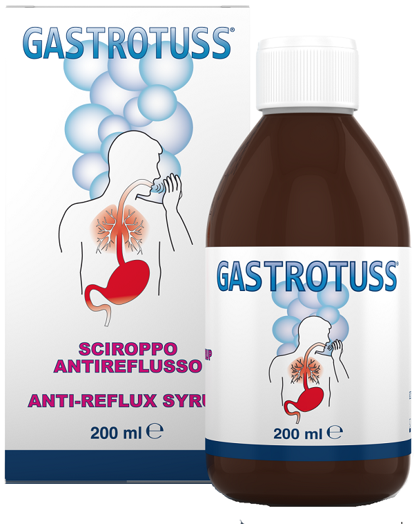 SCIROPPO ANTIREFLUSSO GASTROTUSS 200 ML - Farmaunclick.it