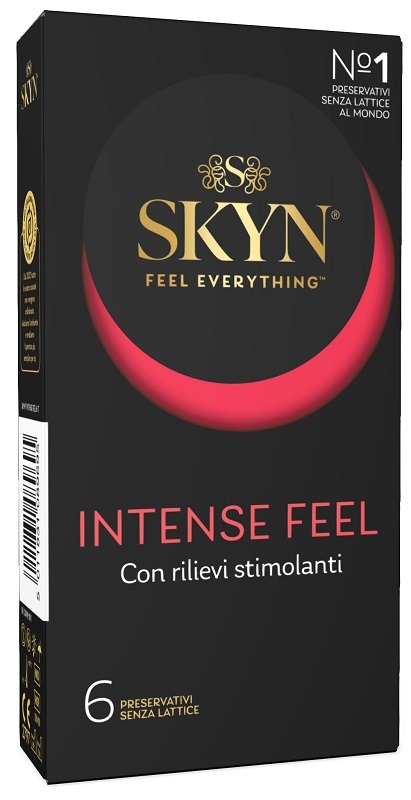 PROFILATTICO ANSELL AKUEL SKYN INTENSE FEEL B 6 PEZZI - Farmaunclick.it