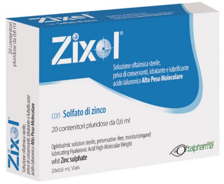 GOCCE OCULARI ZIXOL 20 FLACONCINI 0,6 ML - Farmaunclick.it