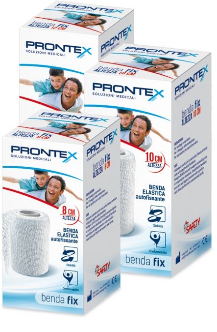 BENDA ELASTICA PRONTEX FIX AUTOFISSANTE 12 CM DI ALTEZZA PER4 METRI IN ESTENSIONE 1 PEZZO - Farmaunclick.it