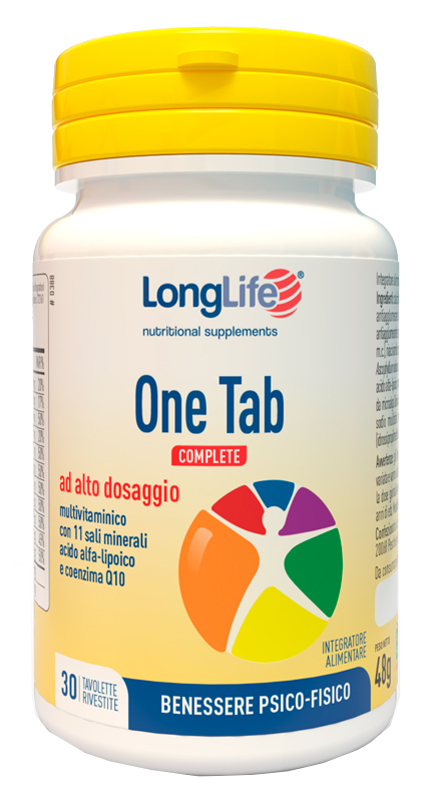 LONGLIFE ONE TAB COMPLETE 30 TAVOLETTE - Farmaunclick.it