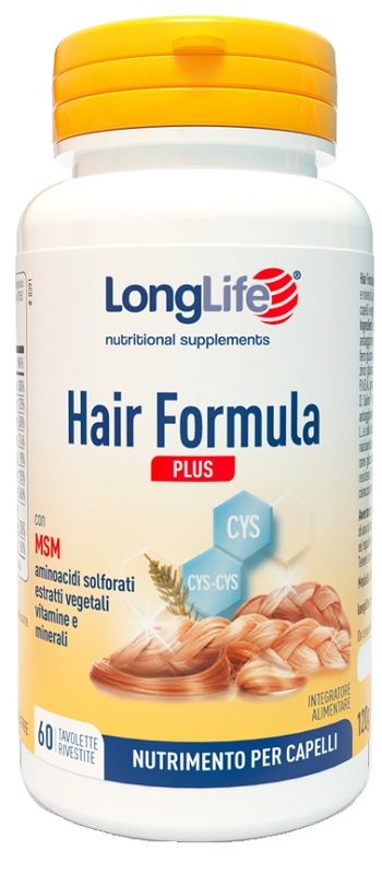 LONGLIFE HAIR FORMULA PLUS 60 TAVOLETTE - Farmaunclick.it