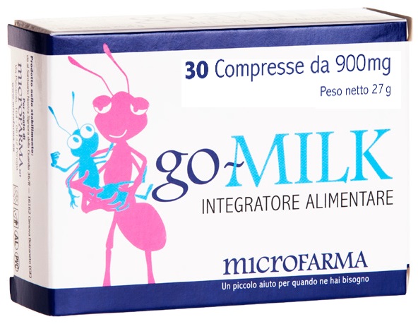 GO-MILK 30 COMPRESSE - Farmaunclick.it