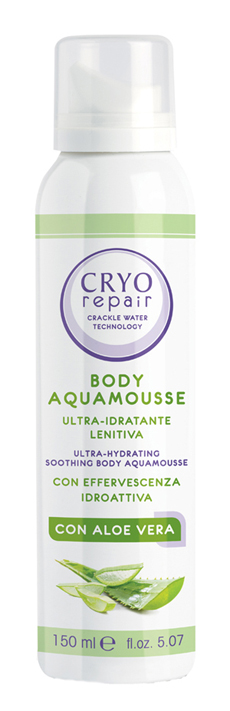CRYO REPAIR BODY AQUAMOUSSE ULTRA IDRATANTE E LENITIVA CON ALOE VERA 150 ML - Farmaunclick.it