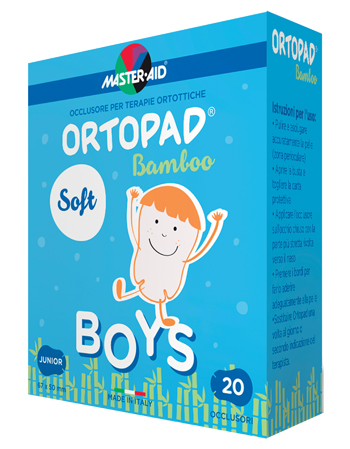 CEROTTO OCULARE PER ORTOTTICA ORTOPAD SOFT BOYS JUNIOR 20 PEZZI - Farmaunclick.it
