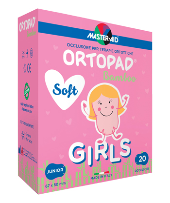 CEROTTO OCULARE PER ORTOTTICA ORTOPAD SOFT GIRLS JUNIOR 20 PEZZI - Farmaunclick.it