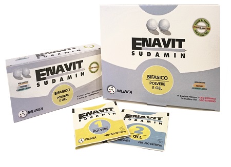 ENAVIT SUDAMIN BIFASICO 6 BUSTINE POLVERE + 6 BUSTINE GEL - Farmaunclick.it