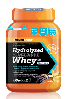 HYDROLYSED ADVANCED WHEY VANILLA CREAM BARATTOLO POLVERE ORALE 750 G - Farmaunclick.it