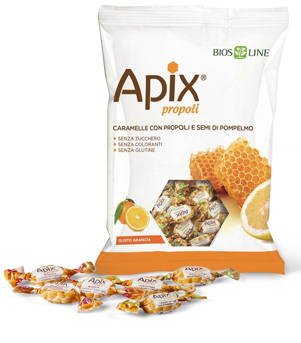 APIX PROPOLI CARAMELLA ARANCIA 50 G - Farmaunclick.it