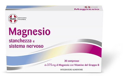 MATT DIVISIONE PHARMA MAGNESIO STANCHEZZA E SISTEMA NERVOSO 30 COMPRESSE - Farmaunclick.it