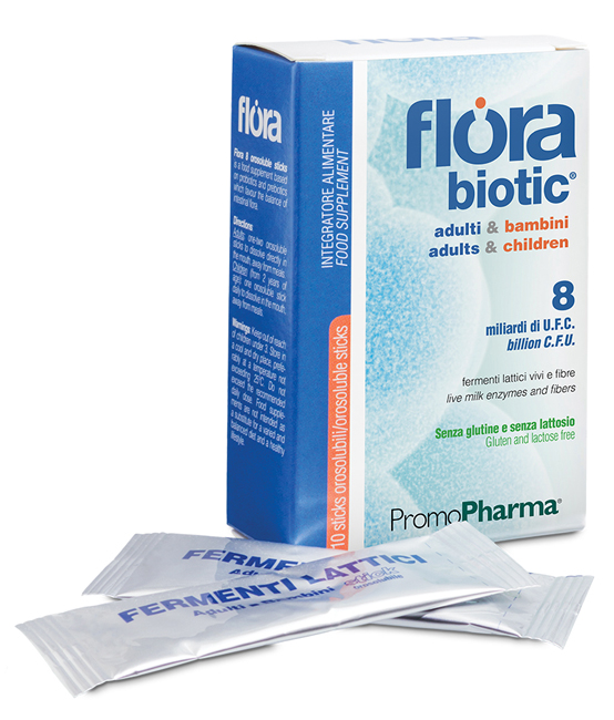 FLORA 8 10 STICK OROSOLUBILI ADULTI E BAMBINI - Farmaunclick.it