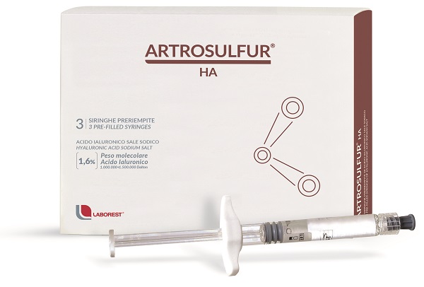 SIRINGA INTRA-ARTICOLARE ARTROSULFUR HA ACIDO IALURONICO 1,6% 2 ML 3 PEZZI - Farmaunclick.it