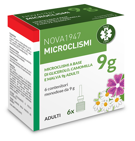 NOVA1947 MICROCLISMI 9G ADULTI 6 CONTENITORI MONODOSE - Farmaunclick.it