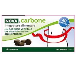 NOVA CARBONE VEGETALE 40 COMPRESSE - Farmaunclick.it