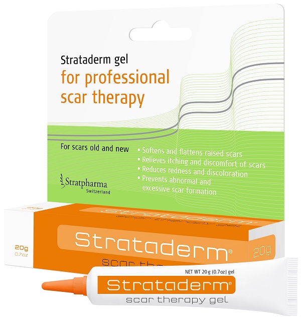 GEL AL SILICONE PER IL TRATTAMENTO DELLE CICATRICI STRATADERM 20G - Farmaunclick.it