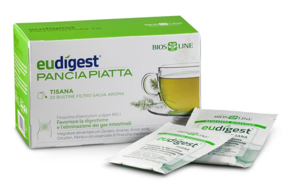 BIOSLINE EUDIGEST TISANA DOPOPASTO 20 BUSTE 40 G - Farmaunclick.it