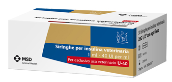 SIRINGA INSULINA USO VETERINARIO MSD-AH 30 SIRINGHE 40 UI/ML - Farmaunclick.it