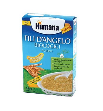 HUMANA FILI D'ANGELO PASTINA BIOLOGICA 320 G - Farmaunclick.it
