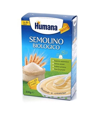 HUMANA SEMOLINO BIOLOGICO 230 G - Farmaunclick.it