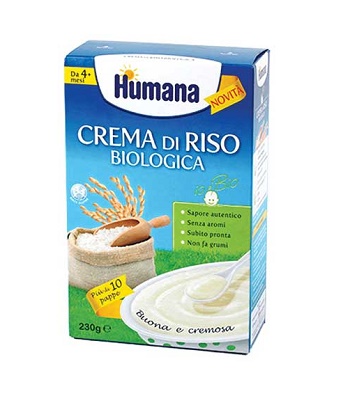 HUMANA CREMA DI RISO BIOLOGICO 230 G - Farmaunclick.it