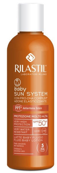 RILASTIL SUN SYSTEM PHOTO PROTECTION THERAPY SPF50+ BABY FLUIDO 200 ML - Farmaunclick.it