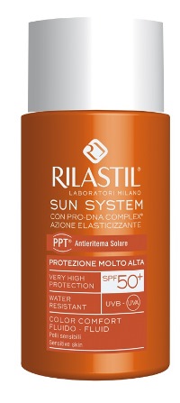 RILASTIL SUN SYSTEM PHOTO PROTECTION THERAPY SPF50+ COMFORT COLOR 50 ML - Farmaunclick.it