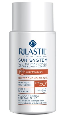 RILASTIL SUN SYSTEM PHOTO PROTECTION THERAPY SPF50+ FLUIDO MINERAL 50 ML - Farmaunclick.it