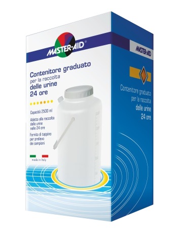 CONTENITORE RACCOLTA URINA MASTER-AID 24 H 2500 ML - Farmaunclick.it