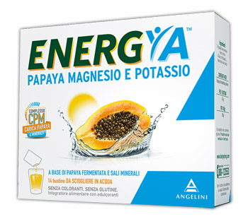 ENERGYA PAPAYA MAGNESIO POTASSIO 14 BUSTINE - Farmaunclick.it