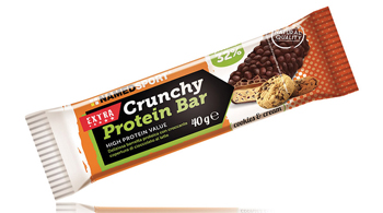 CRUNCHY PROTEINBAR COOKIES & CREAM 1 PEZZO 40 G - Farmaunclick.it