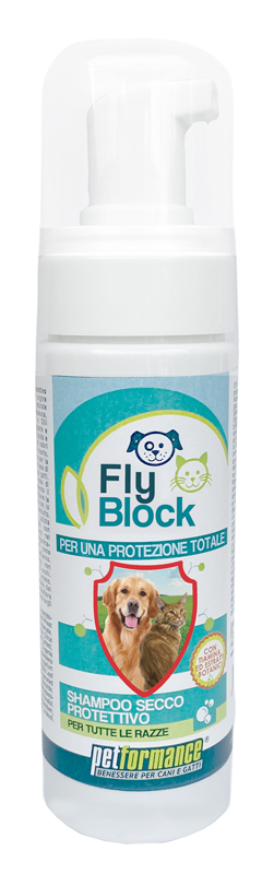 FLYBLOCK SHAMPOO SECCO CANI/GATTI 150 ML - Farmaunclick.it