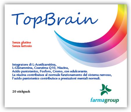 TOPBRAIN 20 STICK 4,5 G - Farmaunclick.it