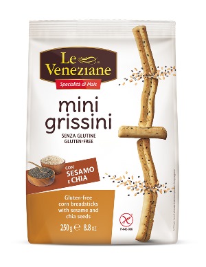 LE VENEZIANE MINI GRISSINI SESAMO E CHIA 250 G - Farmaunclick.it