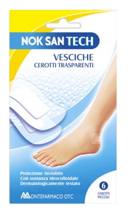 NOK SAN TECH CEROTTO VESCICALE PICCOLO 6 PEZZI - Farmaunclick.it