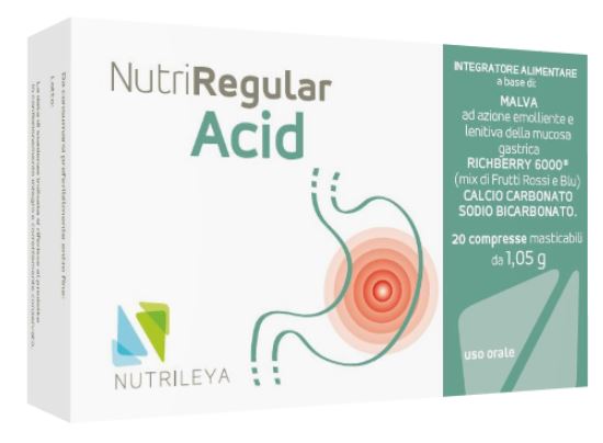 NUTRIREGULAR ACID 20 COMPRESSE MASTICABILI - Farmaunclick.it