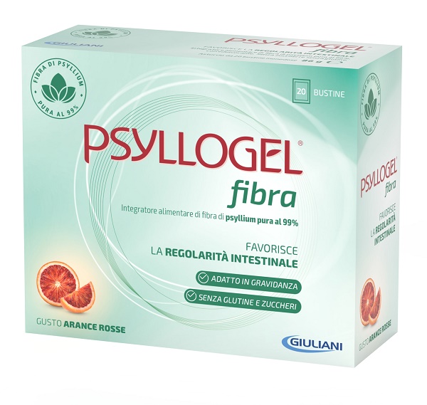 PSYLLOGEL FIBRA ARANCE ROSSE 10 BUSTINE 43 G - Farmaunclick.it