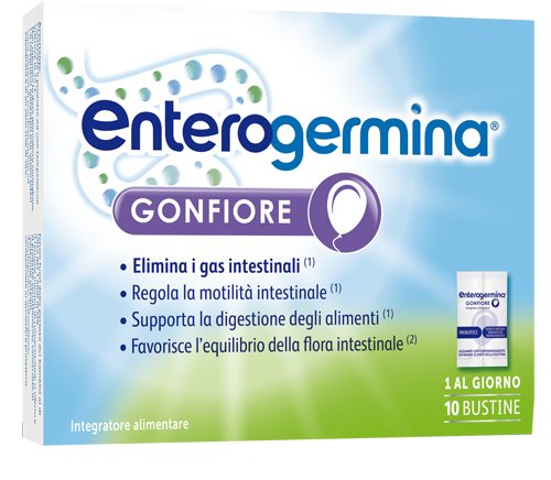 ENTEROGERMINA GONFIORE 10 BUSTINE BIPARTITE - Farmaunclick.it