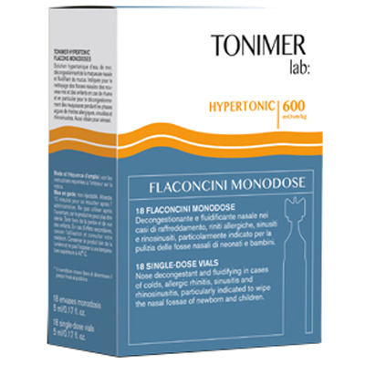 TONIMER LAB HYPERTONIC 18 FLACONCINI MONODOSE - Farmaunclick.it